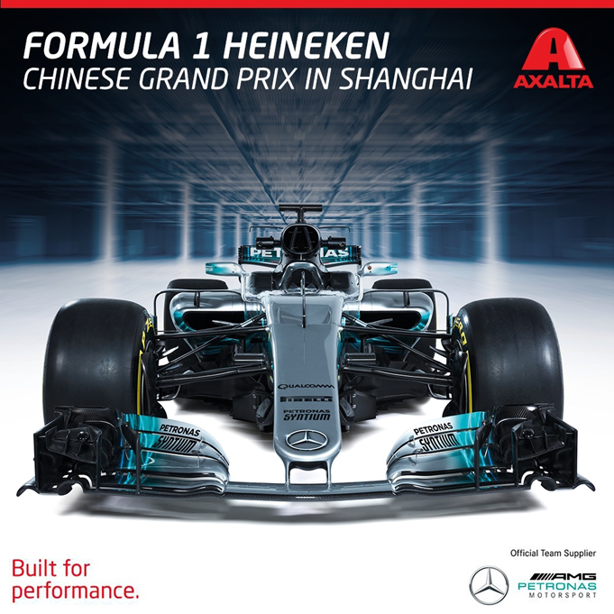 Mercedes-AMG Petronas Motorsport vieren teamwinst na de Chinese Grote Prijs F1